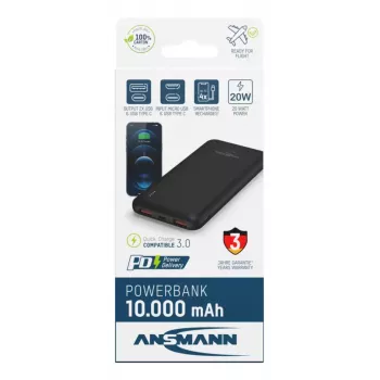 Batería portátil Ansmann PB320PD 10000 mAh
