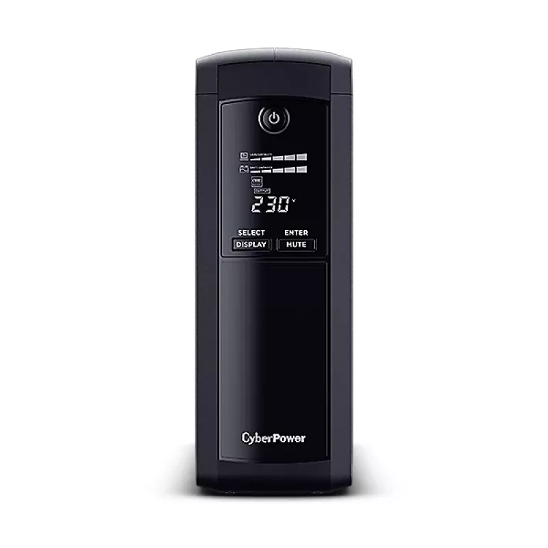 SAI CyberPower VP1200ELCD (Sistema de alimentación ininterrumpida) Line-Interactive 1,2 kVA 720 W 5 tomas AC