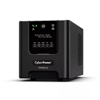 SAI CyberPower PR750ELCDGR (Sistema de alimentación ininterrumpida) Line-Interactive 0,75 kVA 675 W 4 salidas AC