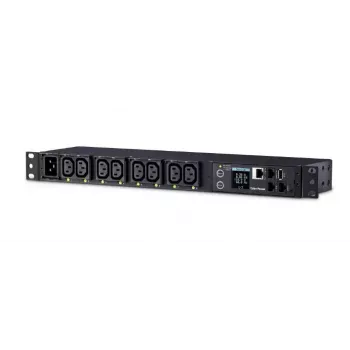 Unidad de distribución de energía (PDU) CyberPower PDU81004 8 tomas AC 1U negro