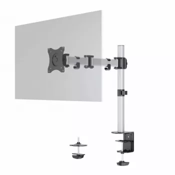 Durable SELECT Soporte de monitor 509423 para 1 monitor, montaje en escritorio, plata