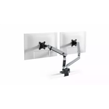 Durable SELECT PLUS Soporte de monitor 509723 con brazo para 2 monitores, montaje en escritorio