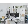 Durable SELECT PLUS Soporte de monitor 509723 con brazo para 2 monitores, montaje en escritorio
