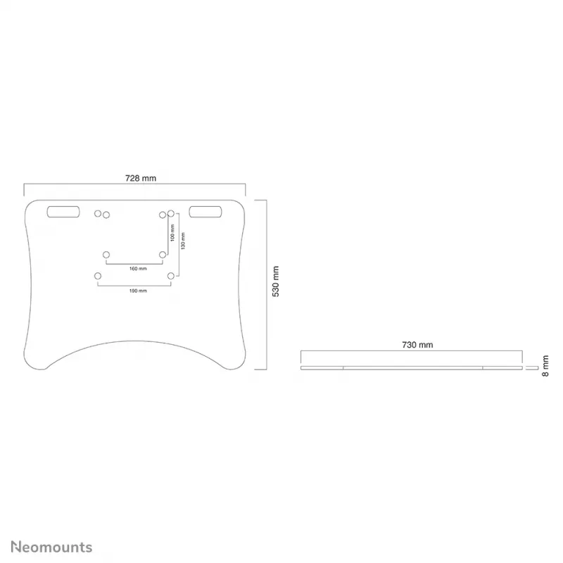 Neomounts PLASMA-M2500FPLATE placa base