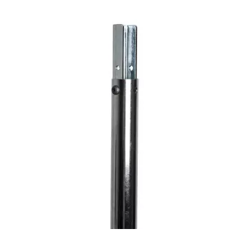Conector interno de mástil B-TECH SYSTEM 2 para mástiles de Ø50 mm, acero acabado zinc, 30×40×200 mm