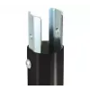 Conector interno de mástil B-TECH SYSTEM 2 para mástiles de Ø50 mm, acero acabado zinc, 30×40×200 mm
