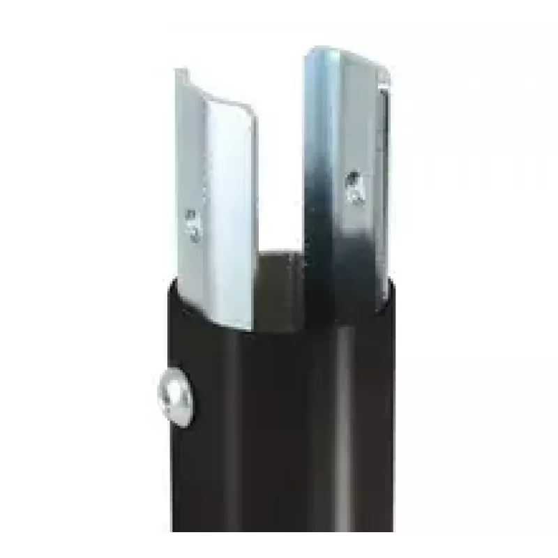 Conector interno de mástil B-TECH SYSTEM 2 para mástiles de Ø50 mm, acero acabado zinc, 30×40×200 mm