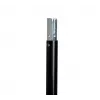 Conector interno de mástil B-TECH SYSTEM 2 para mástiles de Ø50 mm, acero acabado zinc, 30×40×200 mm