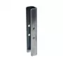 Conector interno de mástil B-TECH SYSTEM 2 para mástiles de Ø50 mm, acero acabado zinc, 30×40×200 mm