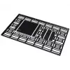 Bandeja para tubo de soporte AV B-Tech BT7888/B negra, capacidad 10 kg