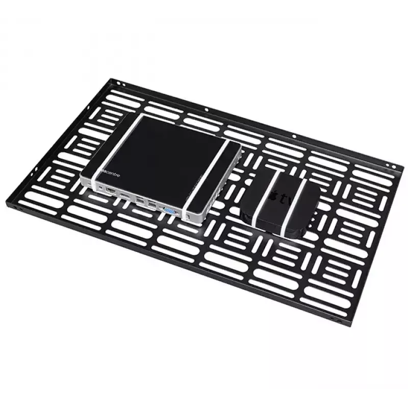 Bandeja para tubo de soporte AV B-Tech BT7888/B negra, capacidad 10 kg