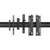Carril de montaje B-TECH BT8390-100/B V2 – aluminio, negro, 1000 mm de longitud, 30 mm de fondo