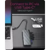 Docking station ICY BOX IB-DK4040a-CPD — 10 en 1 USB-C, HDMI 4K60Hz, VGA, 3×USB-A, Gigabit-LAN, PD 100W, SD/MicroSD, aluminio