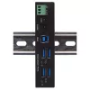 EXSYS EX-11244HMS hub USB 3.2 Gen 1 Type-B 5000 Mbit/s negro