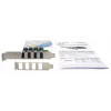 Tarjeta PCIe EXSYS de 4 puertos USB 3.2 Gen 1 con Self-Power 3A Renesas
