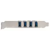 Tarjeta PCIe EXSYS de 4 puertos USB 3.2 Gen 1 con Self-Power 3A Renesas