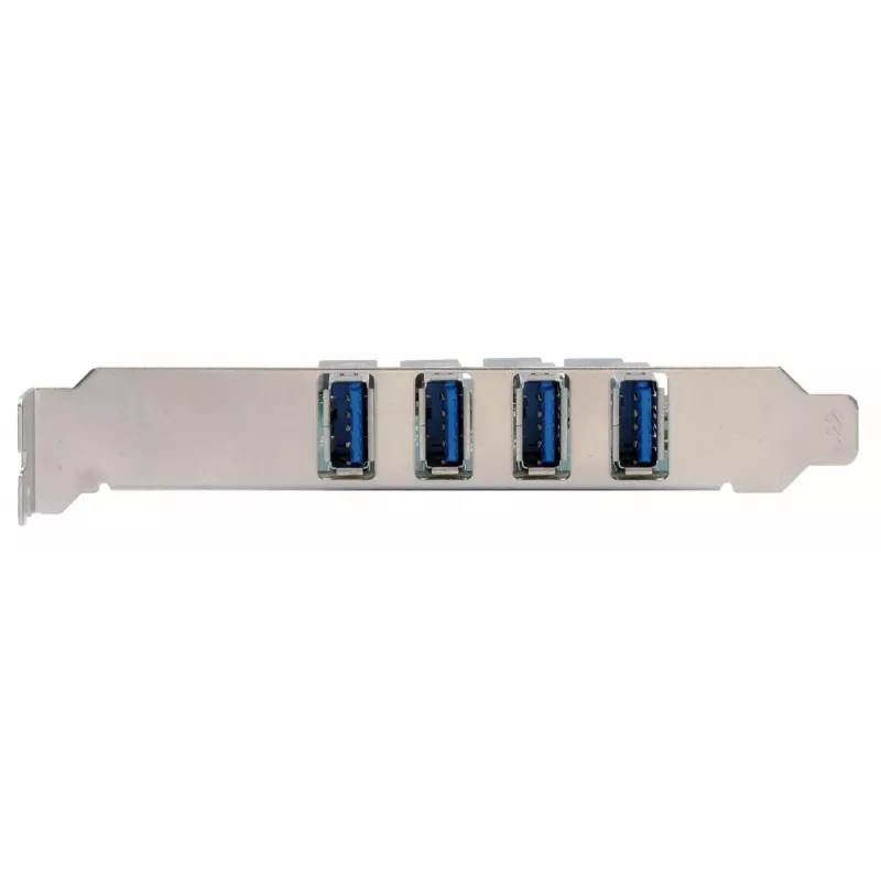 Tarjeta PCIe EXSYS de 4 puertos USB 3.2 Gen 1 con Self-Power 3A Renesas