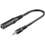 Adaptador de auriculares Goobay 3,5 mm conector macho a 6,35 mm conector hembra 0,2 m