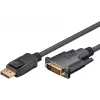 Cable adaptador Goobay DisplayPort/DVI-D 1.2 dorado 1 m