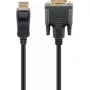Cable adaptador Goobay DisplayPort/DVI-D 1.2 dorado 1 m