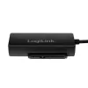Adaptador LogiLink USB 3.0 a SATA con OTB - controlador de almacenamiento con indicador de datos, indicador de red, botón OneTouchEasy (OTB) - SATA 3Gb/s - 3 Gbit/s - USB