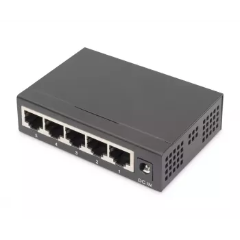 Switch no gestionado Digitus DN-80202-1 5 puertos Gigabit