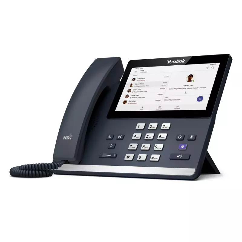 Teléfono IP Yealink MP56 Teams Edition, Android, Bluetooth, SIP, auricular con cable, Classic Gray