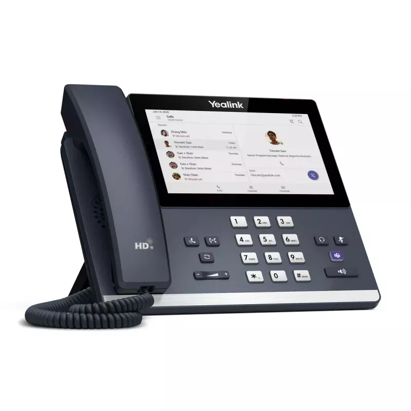 Teléfono IP Yealink MP56 Teams Edition, Android, Bluetooth, SIP, auricular con cable, Classic Gray