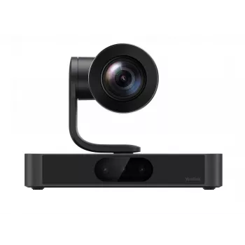 Cámara de conferencia Yealink SmartVision 80 con zoom óptico 20x, negra, soporte de pie