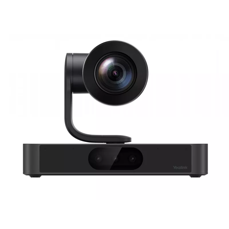 Cámara de conferencia Yealink SmartVision 80 con zoom óptico 20x, negra, soporte de pie