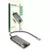 Inter-Tech GDC-802 USB 3.2 Gen 1 Type-C gris 100W Power Delivery