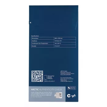 Almohadilla térmica ARCTIC TP-3 Premium Performance 200x100 mm 1 mm azul