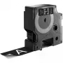 Etiquetas DYMO Authentic D1 | Rollo de 24 mm x 7 m | Impresión blanca sobre negro | Etiquetas autoadhesivas para impresoras de etiquetas LabelManager