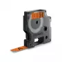 Etiquetas duraderas DYMO Authentic D1 | Impresión negra sobre cinta naranja | 12 mm x 3 m | Cinta de etiquetas de alto rendimiento para impresoras de etiquetas LabelManager