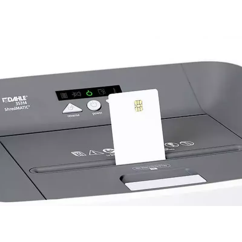 Destructora de documentos Dahle ShredMATIC 300 microcorte 22 cm blanco