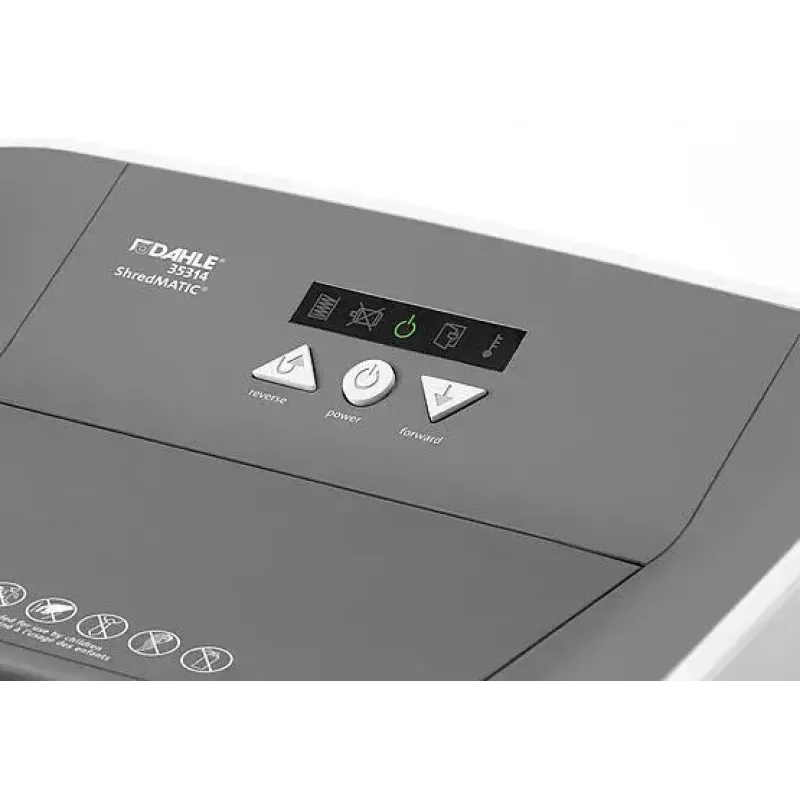 Destructora de documentos Dahle ShredMATIC 300 microcorte 22 cm blanco