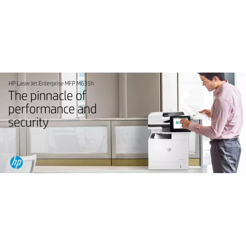 HP LaserJet Enterprise MFP M635h, láser, impresión mono, 1200 x 1200 DPI, copia mono, A4, negro, blanco