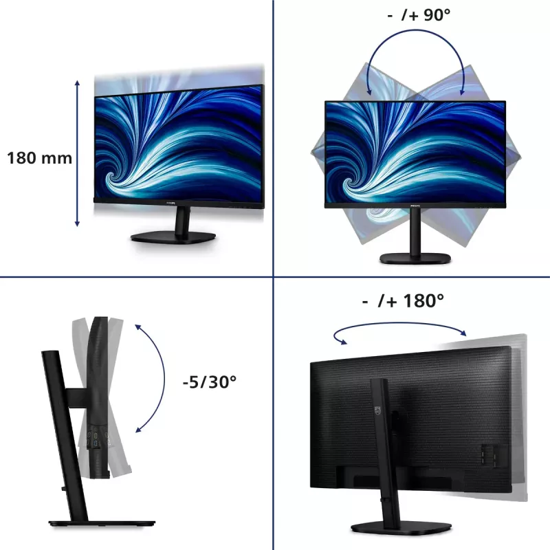 Monitor Philips 3000 series 32B2N3500/00 80 cm (31,5