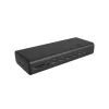 Base de conexión ICY BOX IB-DK7401-CU31 USB-C 17 en 1, 6 salidas de vídeo, 8K, DisplayLink, USB 3.2 Gen 2, 140 W PD 3.1, 2,5 GbE, SD/microSD, negra