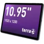 TERRA PAD 1007 tableta de 10,95 pulgadas (27,8 cm), IPS 1920x1200, MediaTek MTK6789V de ocho núcleos, 8 GB RAM, 256 GB, LTE, Wi-Fi 5, Bluetooth 4.2, GPS, Android 14, blanco