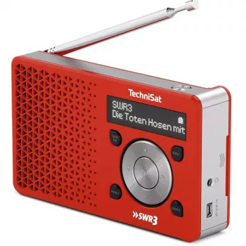 Radio personal TechniSat DigitRadio 1 rojo blanco