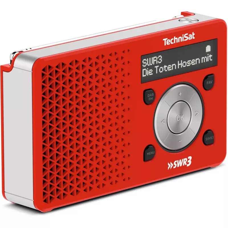 Radio personal TechniSat DigitRadio 1 rojo blanco