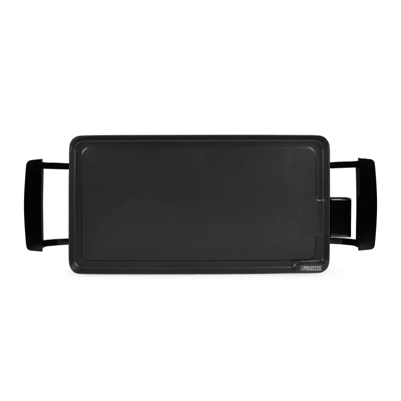 Princess 01.102209.01.005 Economy Table Chef plancha grill eléctrica, independiente, 430 x 230 mm, antiadherente, sin BPA, negra/acero inoxidable