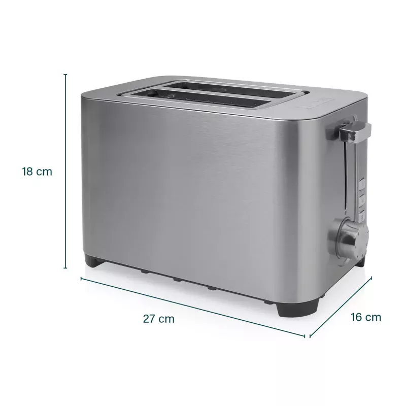 Tostadora Princess 01.142400.01.001 2 ranuras acero inoxidable 850W