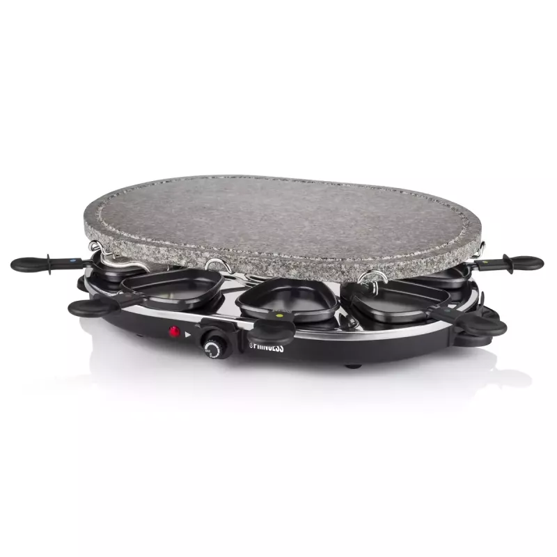 Princess 162720 Raclette 8 Oval Stone Grill Party 1200W 8 sartenes