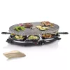 Princess 162720 Raclette 8 Oval Stone Grill Party 1200W 8 sartenes