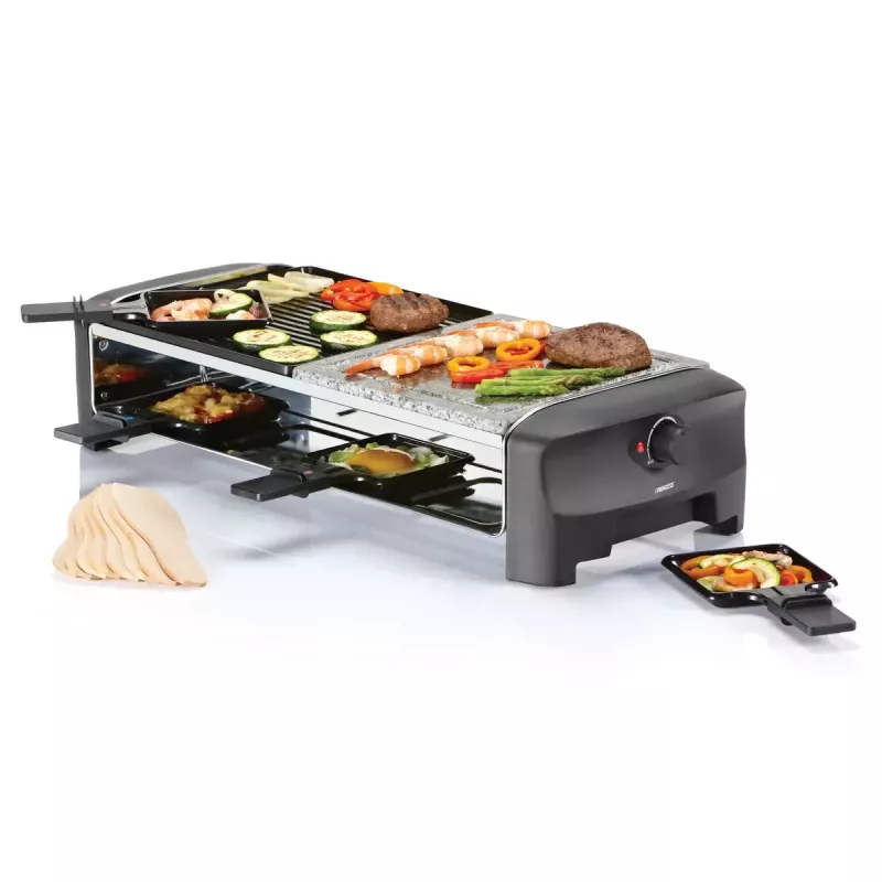Parrilla raclette Princess 162820 1400W 8 sartenes