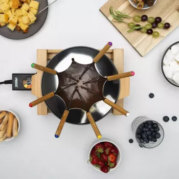 Set de fondue Princess 01.173025.01.001 Pure negro