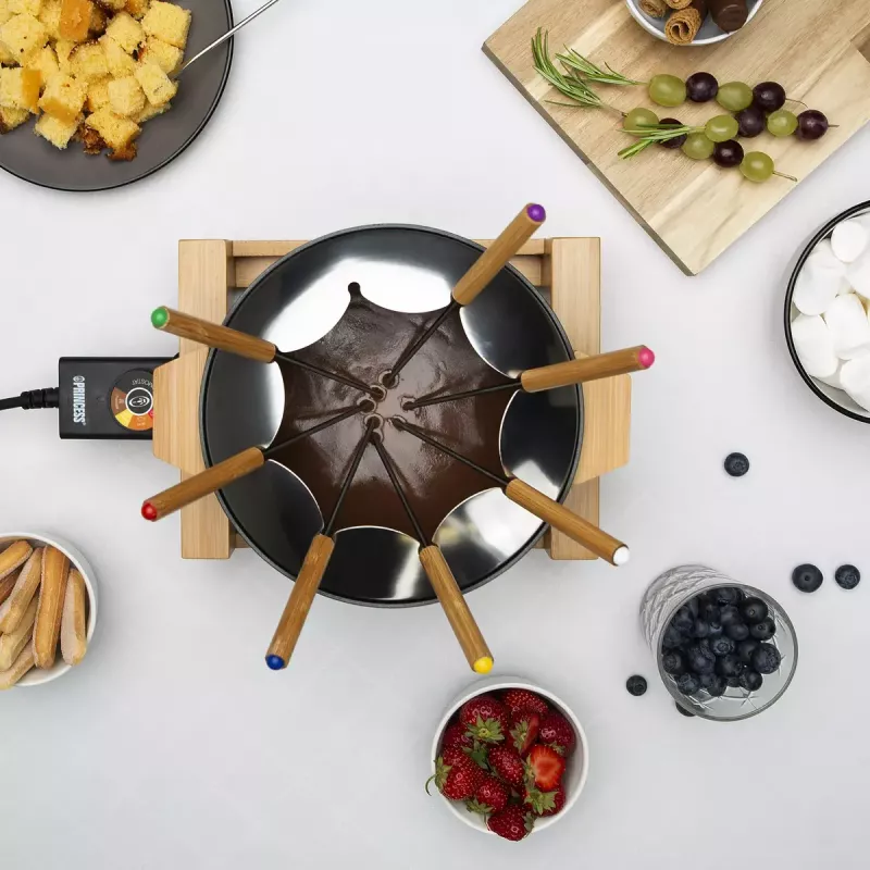 Set de fondue Princess 01.173025.01.001 Pure negro