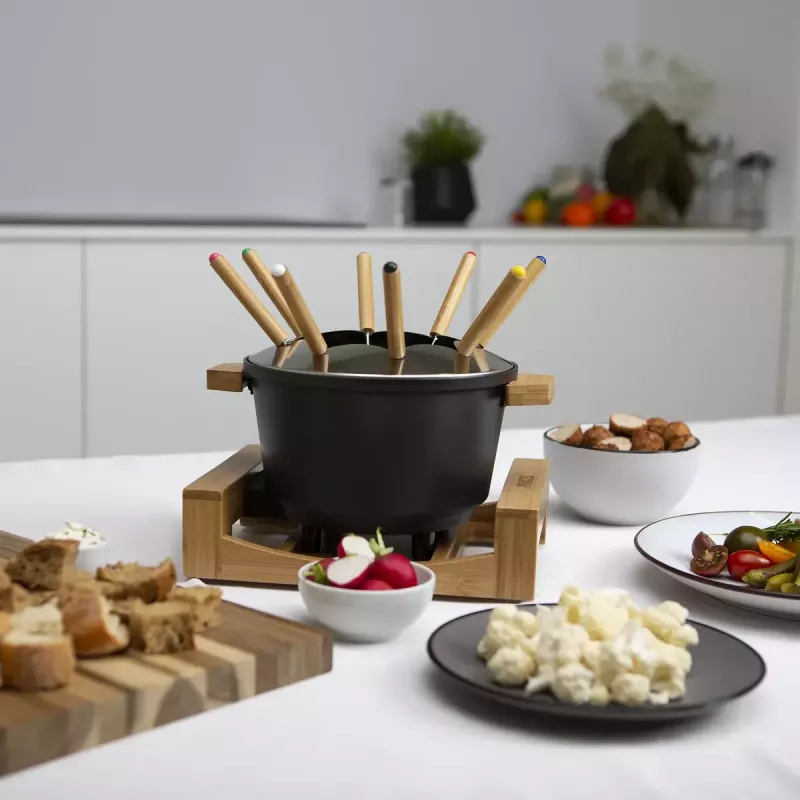 Set de fondue Princess 01.173025.01.001 Pure negro